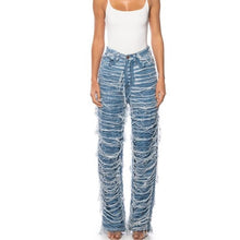 Load image into Gallery viewer, MIZ BOHO Super Distressed Jeans 11
