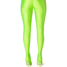 Load image into Gallery viewer, Stasia Neon: Shiny Biker Pant STILETTO Boot SIZE 8
