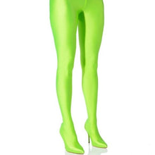 Load image into Gallery viewer, Stasia Neon: Shiny Biker Pant STILETTO Boot SIZE 8
