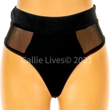 Load image into Gallery viewer, Wholesale 3 Pack: Miz Mesh Side Chic: Minimal Coverage Bikini Bottom
