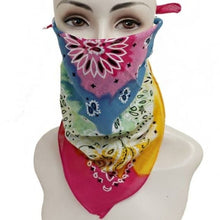 Load image into Gallery viewer, Wholesale 3 Pack: Stasia Paisley: Tie Dye Rainbow Bandana Scarves
