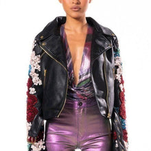Lade das Bild in den Galerie-Viewer, Wholesale Callie I Can Buy My Own Flowers: Vegan Leather Moto Jacket 2 Pack L XL

