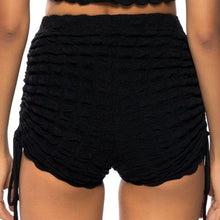 Load image into Gallery viewer, STASIA POPCORN SCRUNCH: DRAWSTRING RUCHED ADJUSTABLE SHORTS Small
