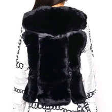 Load image into Gallery viewer, Wholesale Miz Vegan: Fur &amp; Leather Trimmed Vest 2 Pack M L
