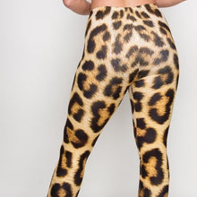 Cargar imagen en el visor de la galería, Wholesale Miz Plus: Panther Fur Skin Animal Print 3D illusion Leggings XL

