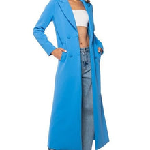 Cargar imagen en el visor de la galería, Wholesale Elaine in the Rain: Scuba Turquoise Trench Coat 2 Pack Large
