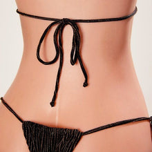 Load image into Gallery viewer, Miz Gold Line: Lurex Tonga Style Bikini
