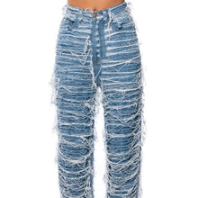 Load image into Gallery viewer, MIZ BOHO Super Distressed Jeans 11
