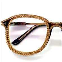 Load image into Gallery viewer, Miz Caramel Lux: Crystal Rhinestone Bling Glasses
