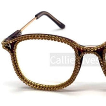 Cargar imagen en el visor de la galería, Miz Caramel Lux: Crystal Rhinestone Bling Glasses
