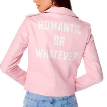 Lade das Bild in den Galerie-Viewer, romantic or whatever babie pink moto jacket Plus Size  2x 3x Medium
