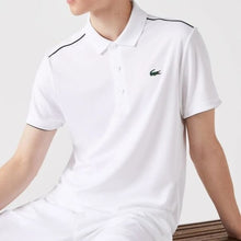 Load image into Gallery viewer, Callie Lives Mens Lacoste Sport Tennis White Polo w/ Black Contrast Piping 4XL
