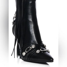 Charger l&#39;image dans la galerie, Callie Lives XENA AZALEA WANG Brooklyn Baby Stiletto Ankle Bootie Black Size 10
