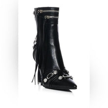 Charger l&#39;image dans la galerie, Callie Lives XENA AZALEA WANG Brooklyn Baby Stiletto Ankle Bootie Black Size 10
