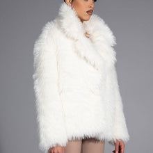 Ladda upp bild till gallerivisning, Stasia Popping Collar Reversible Oversized Faux Fur Puffer Coat O/S SML
