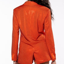 Lade das Bild in den Galerie-Viewer, Wholesale Callie Pop of Orange: Rhinestone Blazer Suit Jacket 2 Pack L XL
