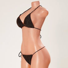 Charger l&#39;image dans la galerie, Miz Gold Line: Lurex Tonga Style Bikini
