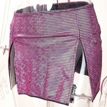 Load image into Gallery viewer, Stasia 3006: Shimmery Holographic Bikini Skirt Set
