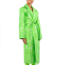 Lade das Bild in den Galerie-Viewer, Wholesale Callie Culture Clash: Neon Tapestry Classic Brocade Trench Coat 2 Pack L XL
