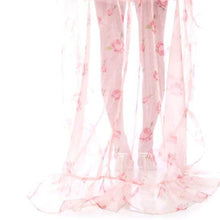 Cargar imagen en el visor de la galería, Stasia Lost In A Dream Pink Rose Floral Tulle High Low Skirt XL
