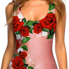 Carica l&#39;immagine nel visualizzatore di Gallery, rose vine blush pink one piece swimsuit
