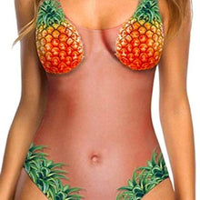 Load image into Gallery viewer, Pineapple Eve One Piece Illusion Swimsuit
