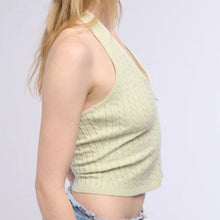 Charger l&#39;image dans la galerie, Callie Lives Stasia Zip It Up AKIRA Mint Sleeveless Crop Top
