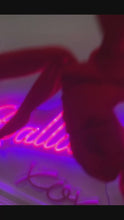 Ladda och spela upp video i Gallerivisaren, Wholesale Callie Pave Exquisite: Rhinestone &amp; Silver Accent Red Side Tie Bikini
