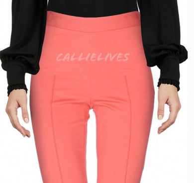 Elaine Ponte: Moschino Cheap Chic Coral Work Pants, Skinny Pants & Palazzos & Other Cute Bottoms, CallieLives 