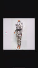 Load and play video in Gallery viewer, Wholesale 3 Pack: Miz Jogger: Snake Print Striped Zip-Up Jacket &amp; Pant Set
