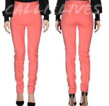 Load image into Gallery viewer, Elaine Ponte: Moschino Cheap Chic Coral Work Pants, Skinny Pants &amp; Palazzos &amp; Other Cute Bottoms, CallieLives 
