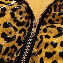 Load image into Gallery viewer, Xena Catty: Wild Leopard PU Bomber Jacket ONLY (NO BRA/SHORTS) L/XL
