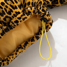 Carica l&#39;immagine nel visualizzatore di Gallery, Xena Catty: Wild Leopard PU Bomber Jacket ONLY (NO BRA/SHORTS) L/XL
