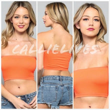 Load image into Gallery viewer, Stasia Glow Up: Neon Bandeau Tube Tops, Tops, CallieLives 
