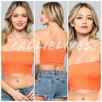 Stasia Glow Up: Neon Bandeau Tube Tops, Tops, CallieLives 