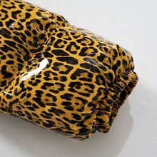 Load image into Gallery viewer, Xena Catty: Wild Leopard PU Bomber Jacket ONLY (NO BRA/SHORTS) L/XL
