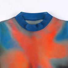 Lade das Bild in den Galerie-Viewer, Wholesale 3 Pack: Xena Infrared: Mesh Hot Body 3D Illusion Print Bodycon Sheer Dress
