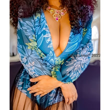 Load image into Gallery viewer, Wholesale 4 Pack: Callie Leave it Open: Sheer Chiffon Mesh Sleeve Monokini Swimsuit
