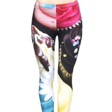 Load image into Gallery viewer, Wholesale 4 Pack: Stasia Sprinkles: Sweet Cupcake 3D Illusion Graphic Leggings
