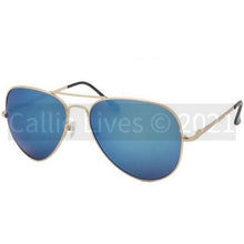 Load image into Gallery viewer, Wholesale 3PK: Miz Mirror Aviator: Iridescent Lens Sunglasses
