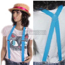 Cargar imagen en el visor de la galería, Wholesale 3 Pack: Miz Suspended: Double back Elastic Suspenders with metal fasteners
