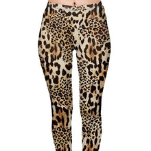 Charger l&#39;image dans la galerie, Xena Wild Leopard: Cheetah Animal Print 3D Illusion Graphic Leggings
