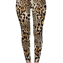 Cargar imagen en el visor de la galería, Xena Wild Leopard: Cheetah Animal Print 3D Illusion Graphic Leggings
