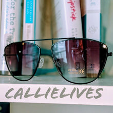 Lade das Bild in den Galerie-Viewer, Callie Ombré Black Purple Minty Aviator Sunglasses, Accessories, CallieLives 
