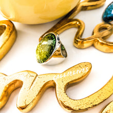 Load image into Gallery viewer, Callie Gemstone: Artsy Vintage Style Bling Ring, Jewelry, CallieLives 

