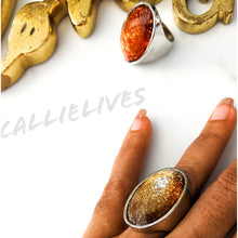 Load image into Gallery viewer, Callie Gemstone: Artsy Vintage Style Bling Ring, Jewelry, CallieLives 
