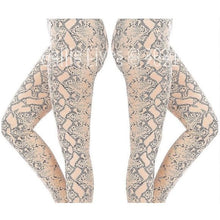 Load image into Gallery viewer, Wholesale 4Pack: Miz Snake Fleece Workout Activewear Leggings
