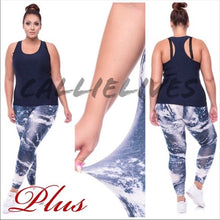 Load image into Gallery viewer, Wholesale Plus: Stasia: My World Oceanic Graphic leggings XL, Wholesale, CallieLives 
