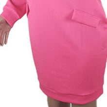 Carica l&#39;immagine nel visualizzatore di Gallery, Wholesale 2PK or 4PK: Stasia Space: Give Me Some Hoodie Neon Pink Plus Size Dress

