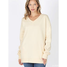 Cargar imagen en el visor de la galería, Wholesale 3 Pack: Callie Creamy Pockets: Cozy Pullover Sweatshirt
